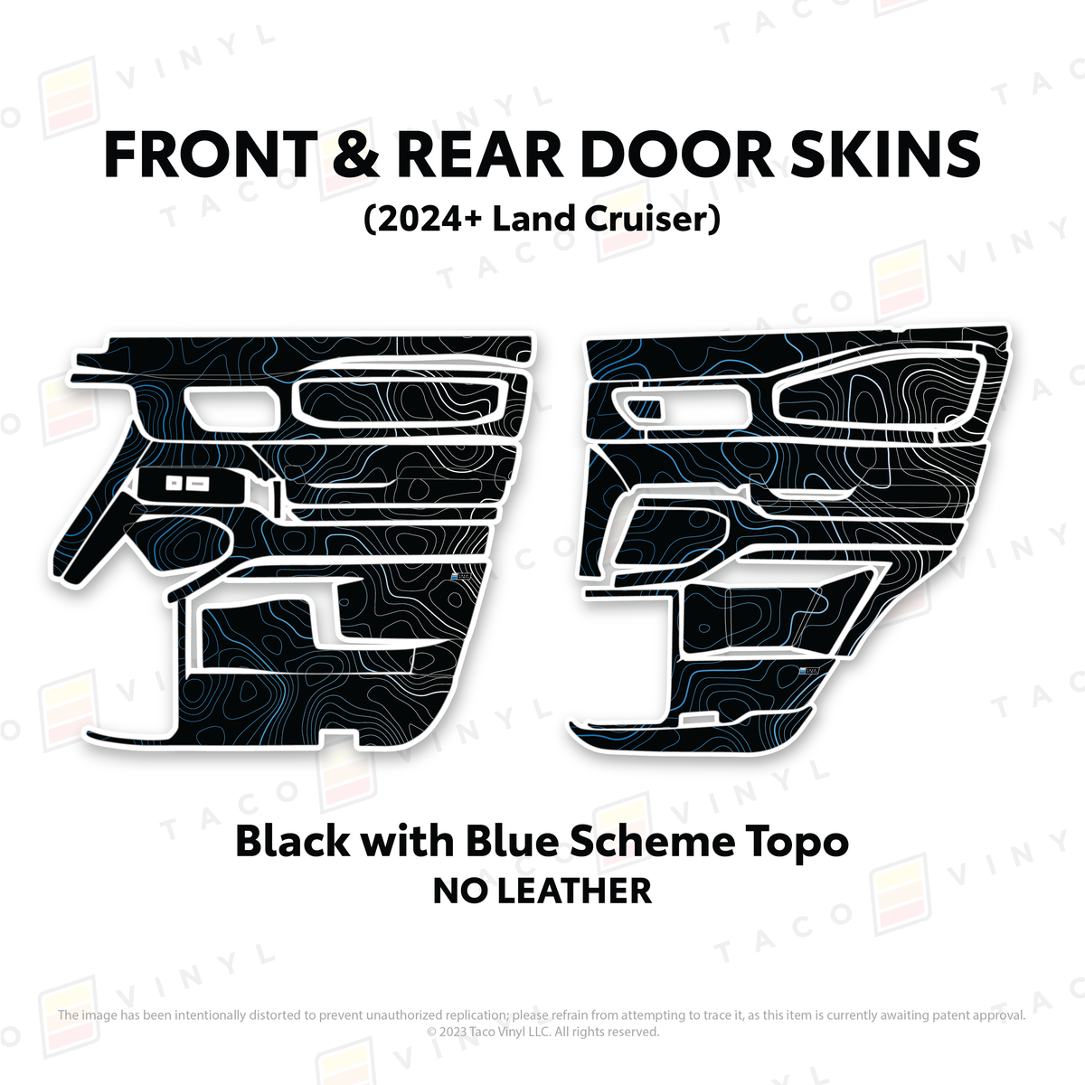 Taco Vinyl Land Cruiser 250 Door Skins | '24+ Land Cruiser