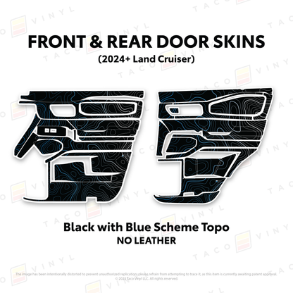 Taco Vinyl Land Cruiser 250 Door Skins | '24+ Land Cruiser
