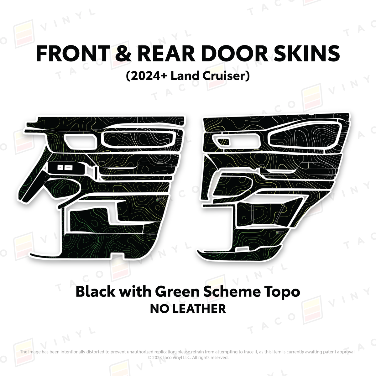 Taco Vinyl Land Cruiser 250 Door Skins | '24+ Land Cruiser