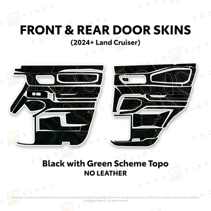 Taco Vinyl Land Cruiser 250 Door Skins | '24+ Land Cruiser