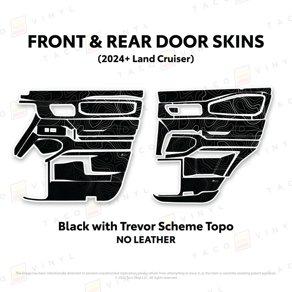 Taco Vinyl Land Cruiser 250 Door Skins | '24+ Land Cruiser