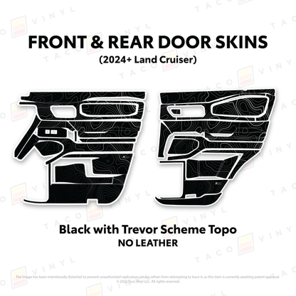 Taco Vinyl Land Cruiser 250 Door Skins | '24+ Land Cruiser