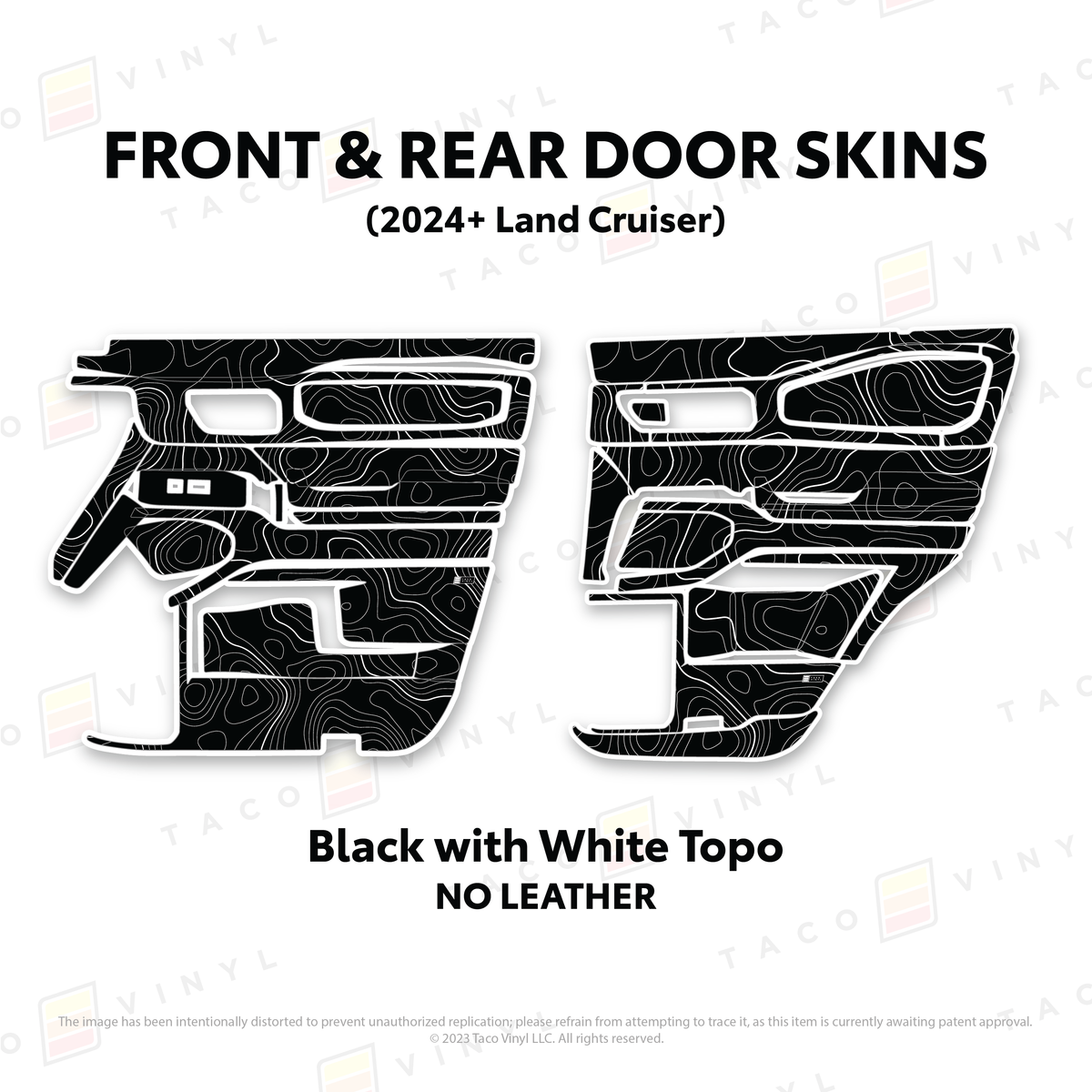 Taco Vinyl Land Cruiser 250 Door Skins | '24+ Land Cruiser