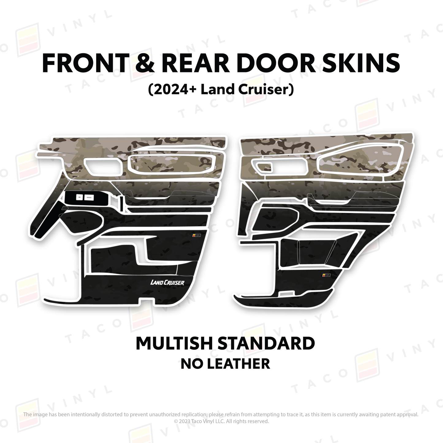 Taco Vinyl Land Cruiser 250 Door Skins | '24+ Land Cruiser