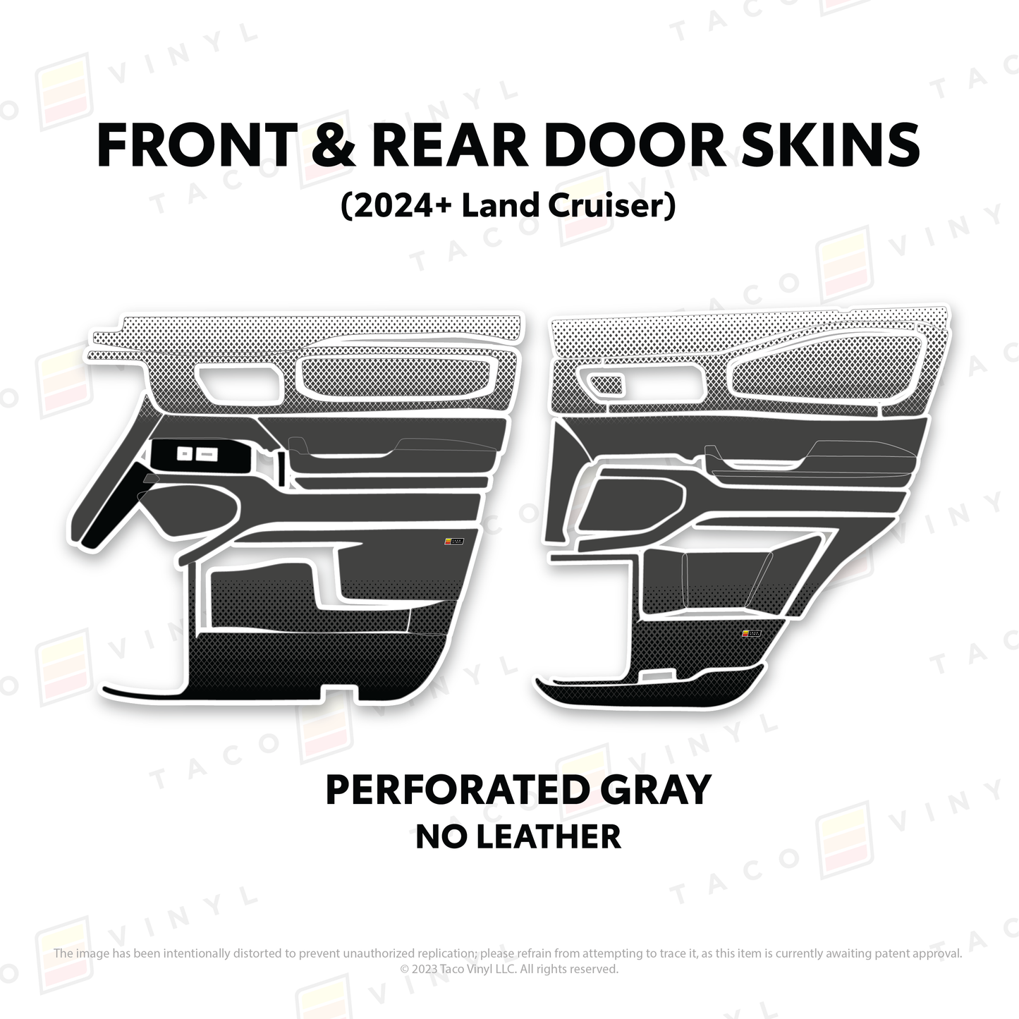 Taco Vinyl Land Cruiser 250 Door Skins | '24+ Land Cruiser