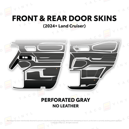 Taco Vinyl Land Cruiser 250 Door Skins | '24+ Land Cruiser