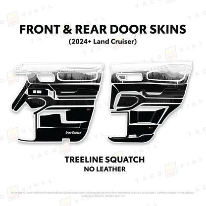 Taco Vinyl Land Cruiser 250 Door Skins | '24+ Land Cruiser