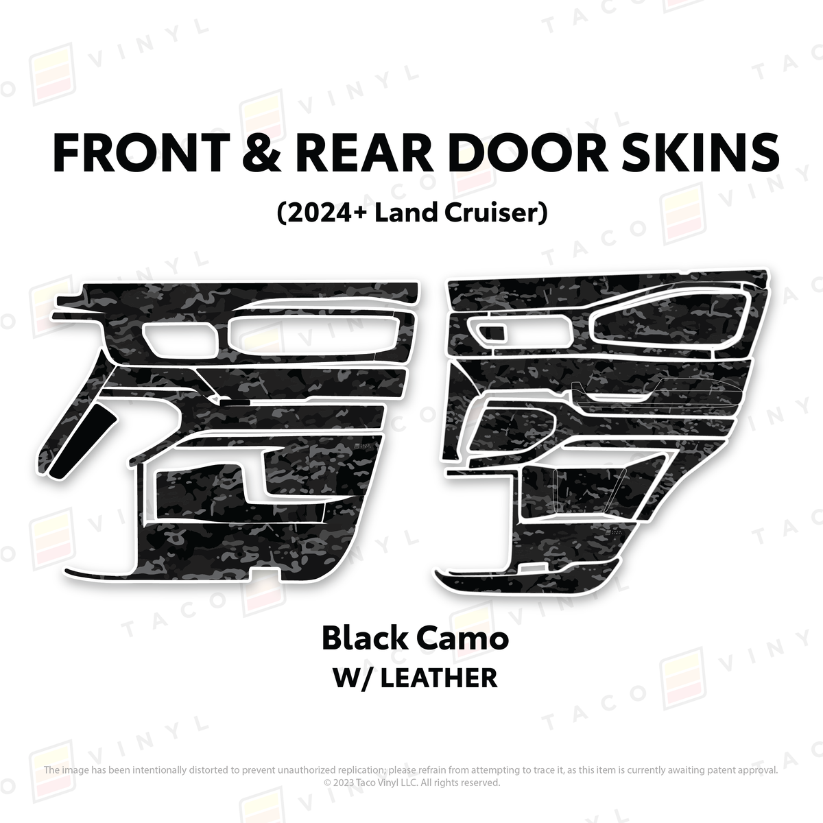 Taco Vinyl Land Cruiser 250 Door Skins | '24+ Land Cruiser