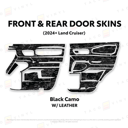 Taco Vinyl Land Cruiser 250 Door Skins | '24+ Land Cruiser