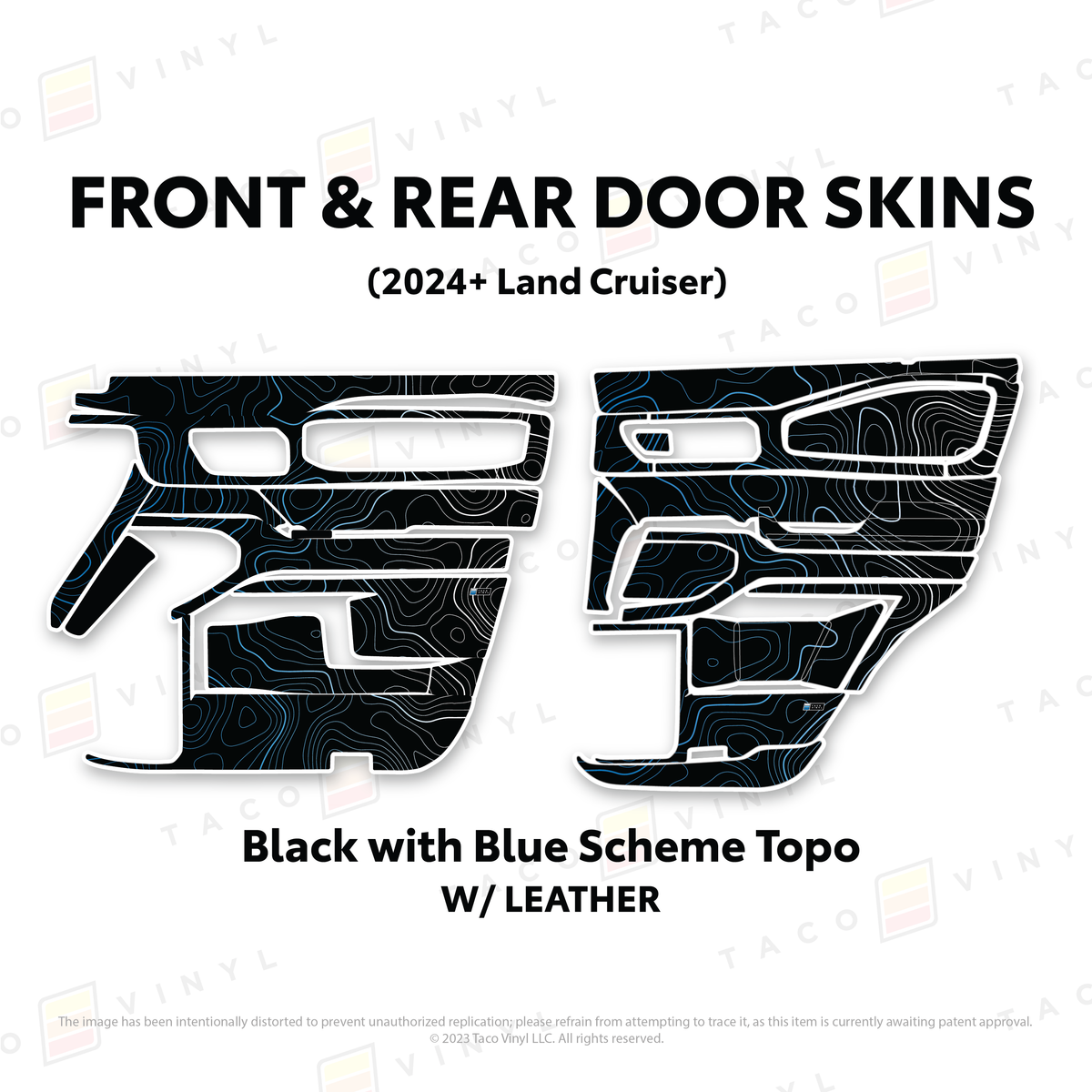 Taco Vinyl Land Cruiser 250 Door Skins | '24+ Land Cruiser