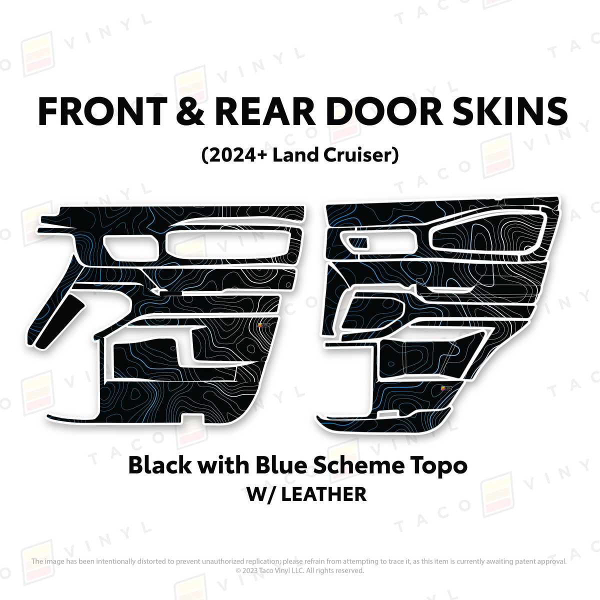 Taco Vinyl Land Cruiser 250 Door Skins | '24+ Land Cruiser