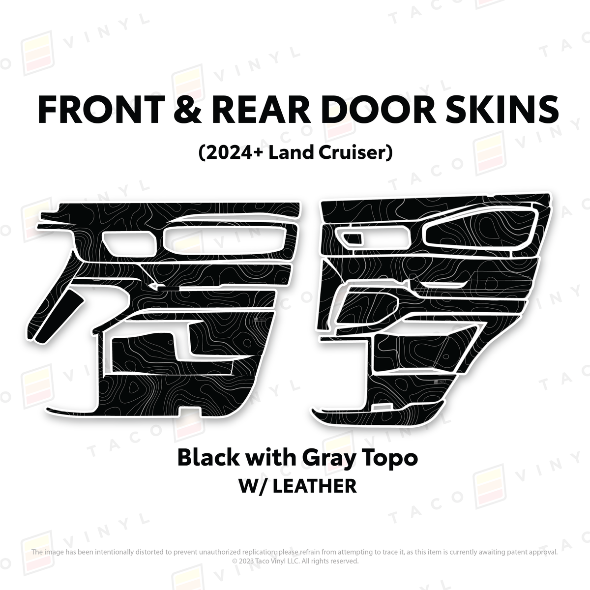 Taco Vinyl Land Cruiser 250 Door Skins | '24+ Land Cruiser