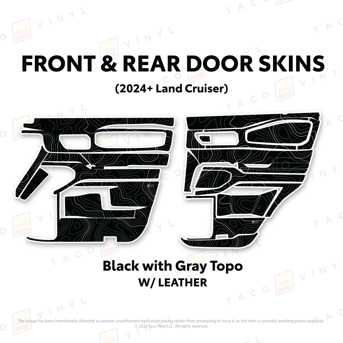 Taco Vinyl Land Cruiser 250 Door Skins | '24+ Land Cruiser