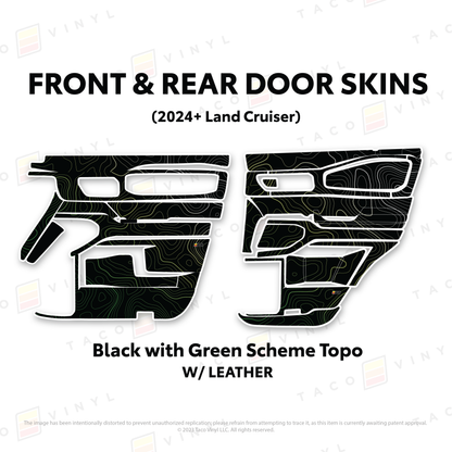 Taco Vinyl Land Cruiser 250 Door Skins | '24+ Land Cruiser