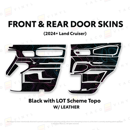Taco Vinyl Land Cruiser 250 Door Skins | '24+ Land Cruiser