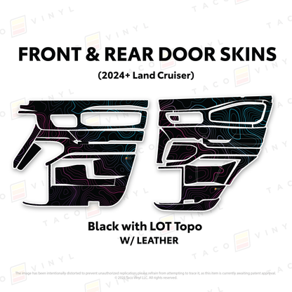 Taco Vinyl Land Cruiser 250 Door Skins | '24+ Land Cruiser