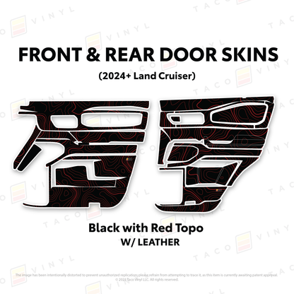 Taco Vinyl Land Cruiser 250 Door Skins | '24+ Land Cruiser