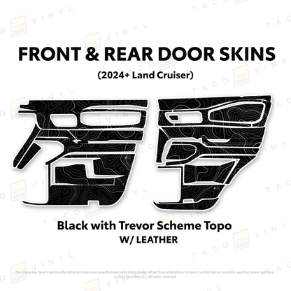 Taco Vinyl Land Cruiser 250 Door Skins | '24+ Land Cruiser