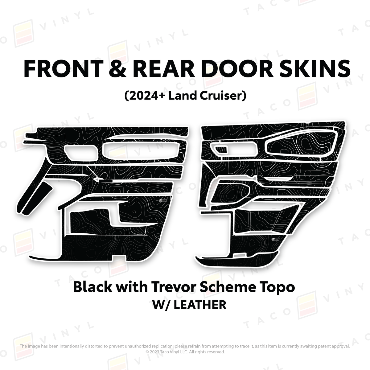 Taco Vinyl Land Cruiser 250 Door Skins | '24+ Land Cruiser