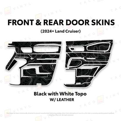 Taco Vinyl Land Cruiser 250 Door Skins | '24+ Land Cruiser