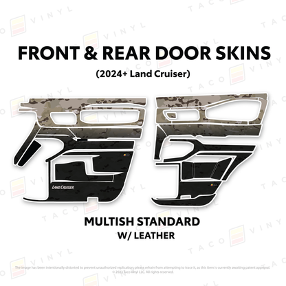 Taco Vinyl Land Cruiser 250 Door Skins | '24+ Land Cruiser