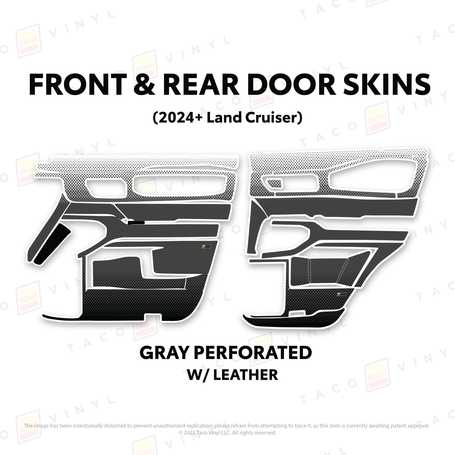 Taco Vinyl Land Cruiser 250 Door Skins | '24+ Land Cruiser