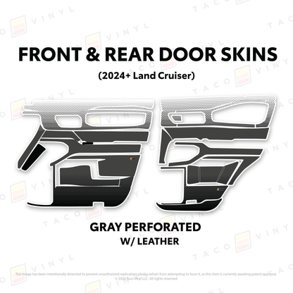 Taco Vinyl Land Cruiser 250 Door Skins | '24+ Land Cruiser