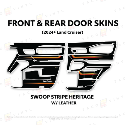 Taco Vinyl Land Cruiser 250 Door Skins | '24+ Land Cruiser