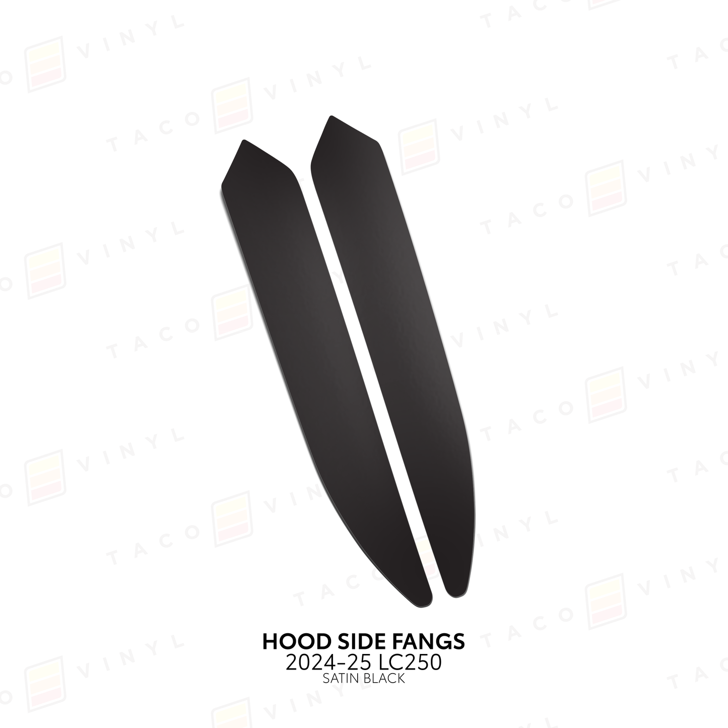Taco Vinyl Land Cruiser 250 Hood Side Fangs | '24+ Land Cruiser