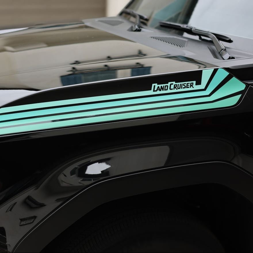 Taco Vinyl Land Cruiser 250 Hood Side Fangs | '24+ Land Cruiser