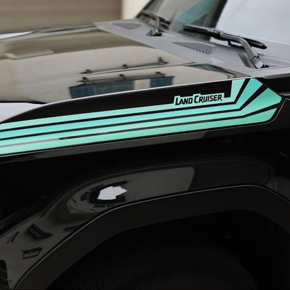 Taco Vinyl Land Cruiser 250 Hood Side Fangs | '24+ Land Cruiser