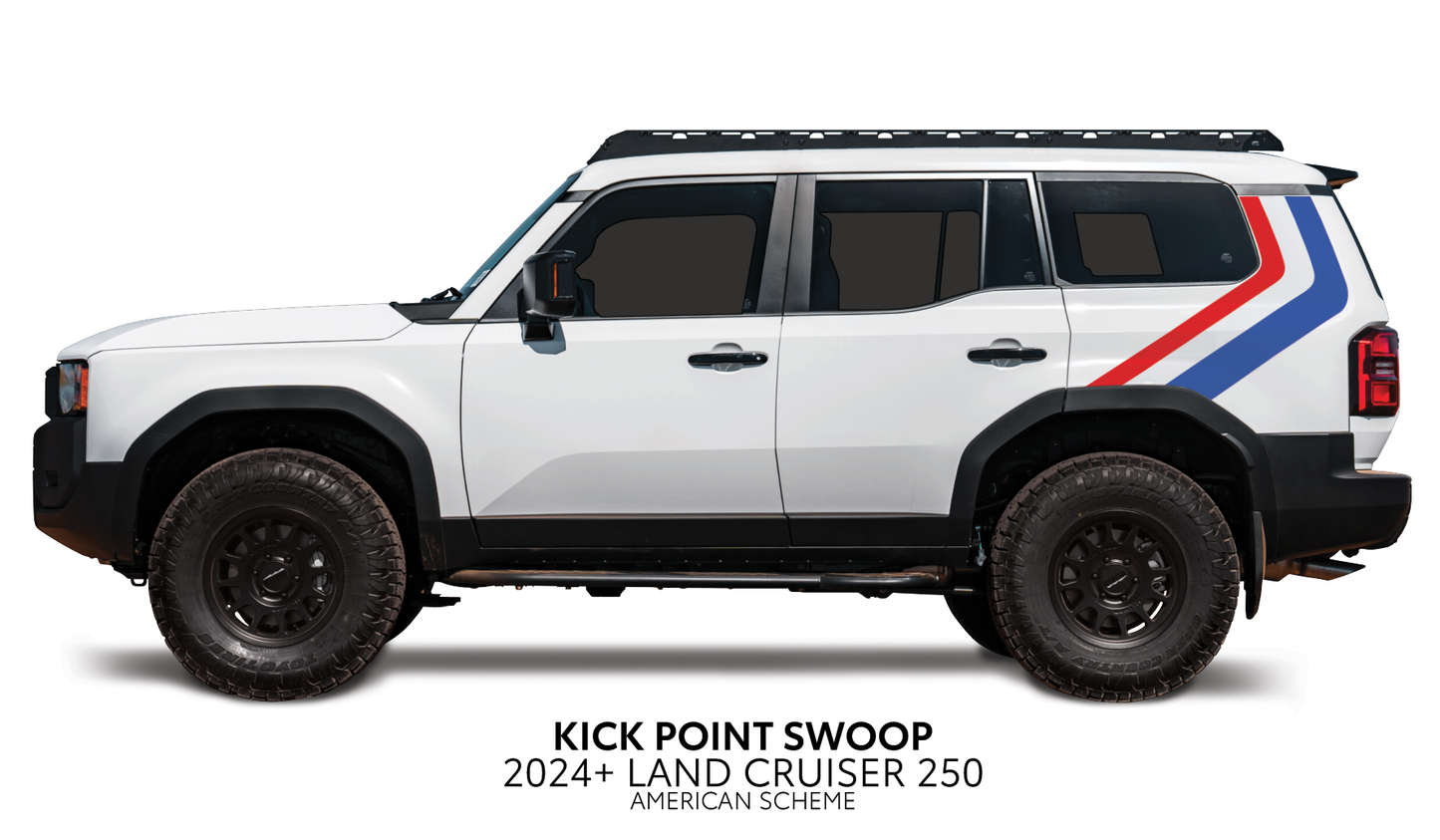 Taco Vinyl Land Cruiser 250 Kick Point Swoop | 2024+ Land Cruiser