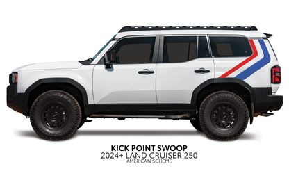 Taco Vinyl Land Cruiser 250 Kick Point Swoop | 2024+ Land Cruiser