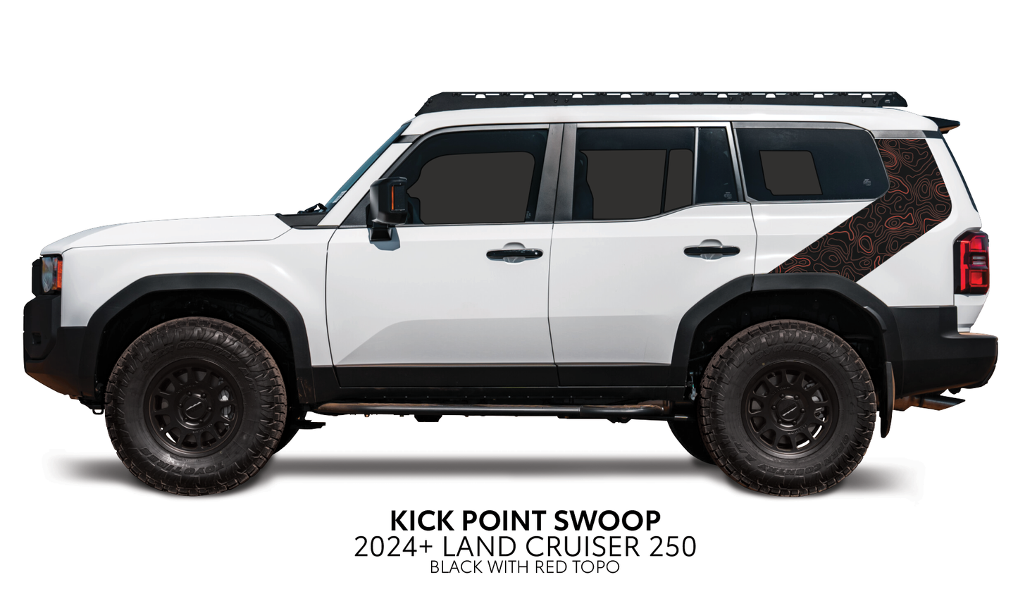 Taco Vinyl Land Cruiser 250 Kick Point Swoop | 2024+ Land Cruiser