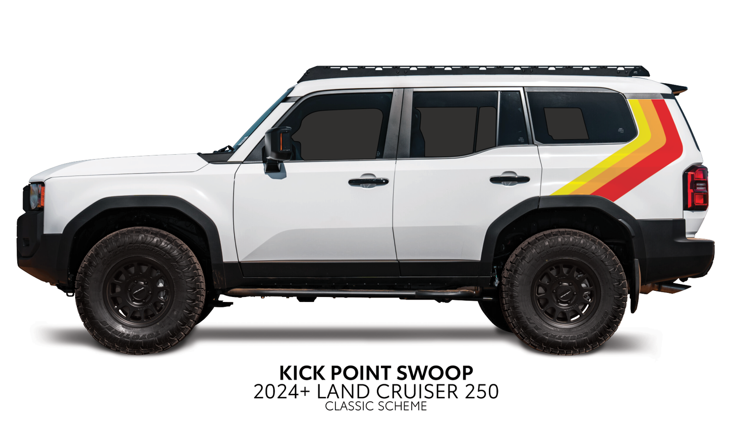 Taco Vinyl Land Cruiser 250 Kick Point Swoop | 2024+ Land Cruiser