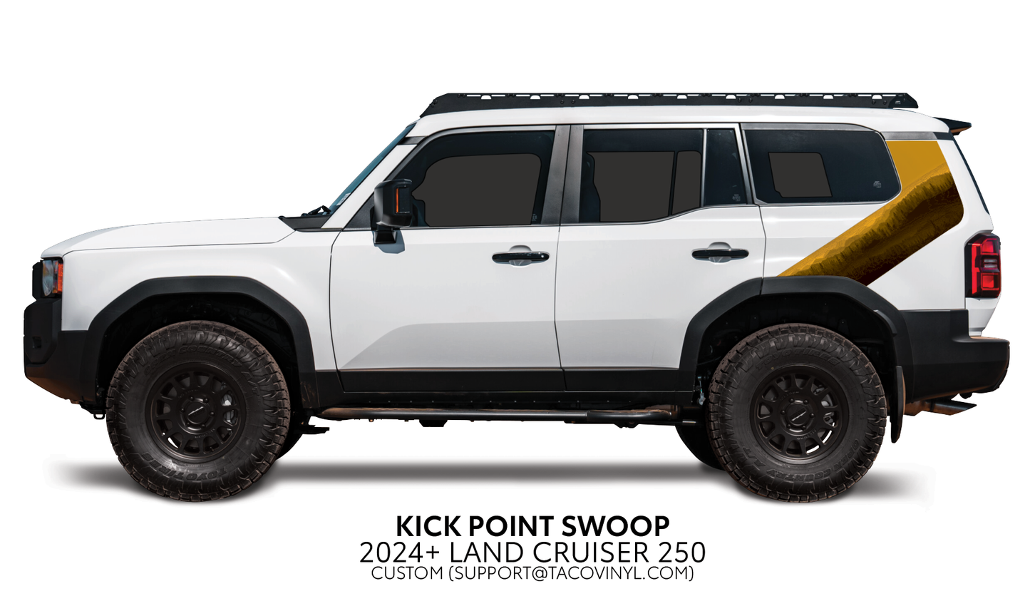 Taco Vinyl Land Cruiser 250 Kick Point Swoop | 2024+ Land Cruiser