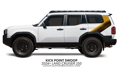 Taco Vinyl Land Cruiser 250 Kick Point Swoop | 2024+ Land Cruiser