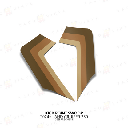 Taco Vinyl Land Cruiser 250 Kick Point Swoop | 2024+ Land Cruiser