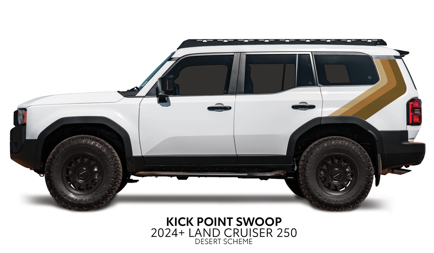 Taco Vinyl Land Cruiser 250 Kick Point Swoop | 2024+ Land Cruiser
