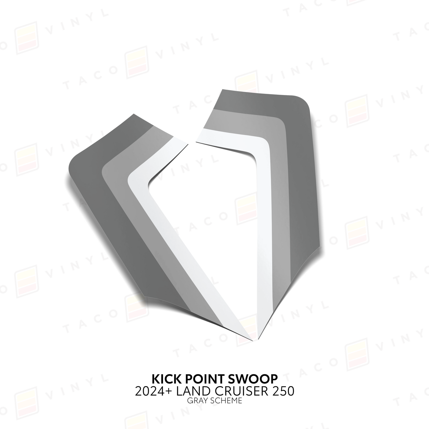 Taco Vinyl Land Cruiser 250 Kick Point Swoop | 2024+ Land Cruiser