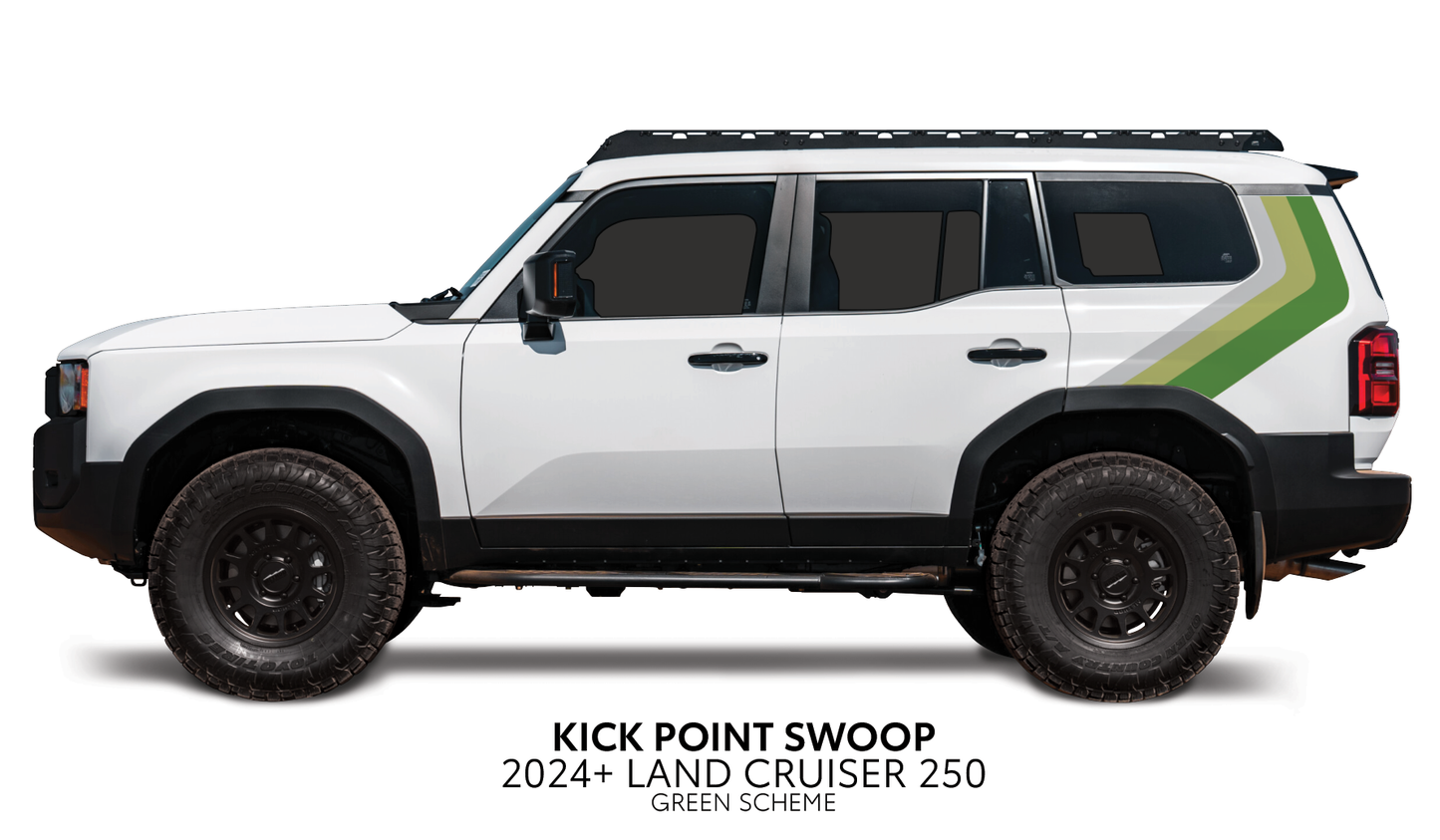 Taco Vinyl Land Cruiser 250 Kick Point Swoop | 2024+ Land Cruiser