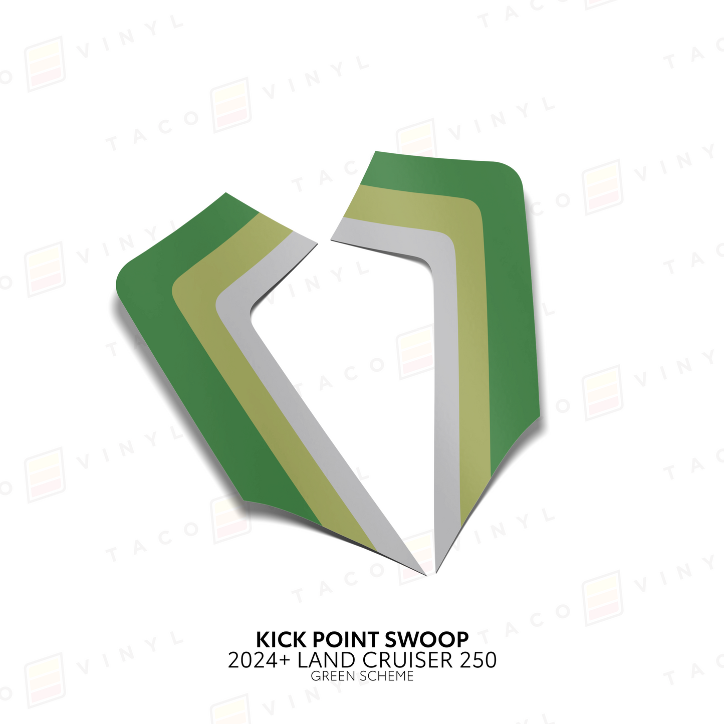 Taco Vinyl Land Cruiser 250 Kick Point Swoop | 2024+ Land Cruiser