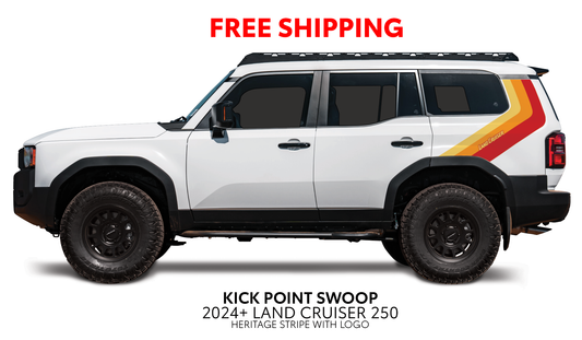 Taco Vinyl Land Cruiser 250 Kick Point Swoop | 2024+ Land Cruiser