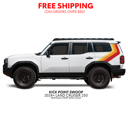 Taco Vinyl Land Cruiser 250 Kick Point Swoop | 2024+ Land Cruiser
