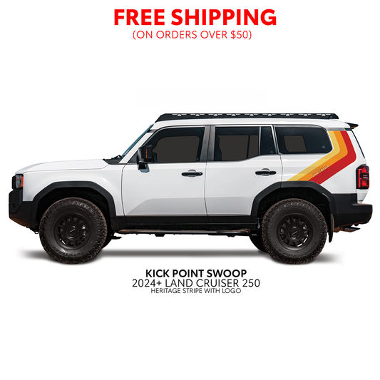 Taco Vinyl Land Cruiser 250 Kick Point Swoop | 2024+ Land Cruiser
