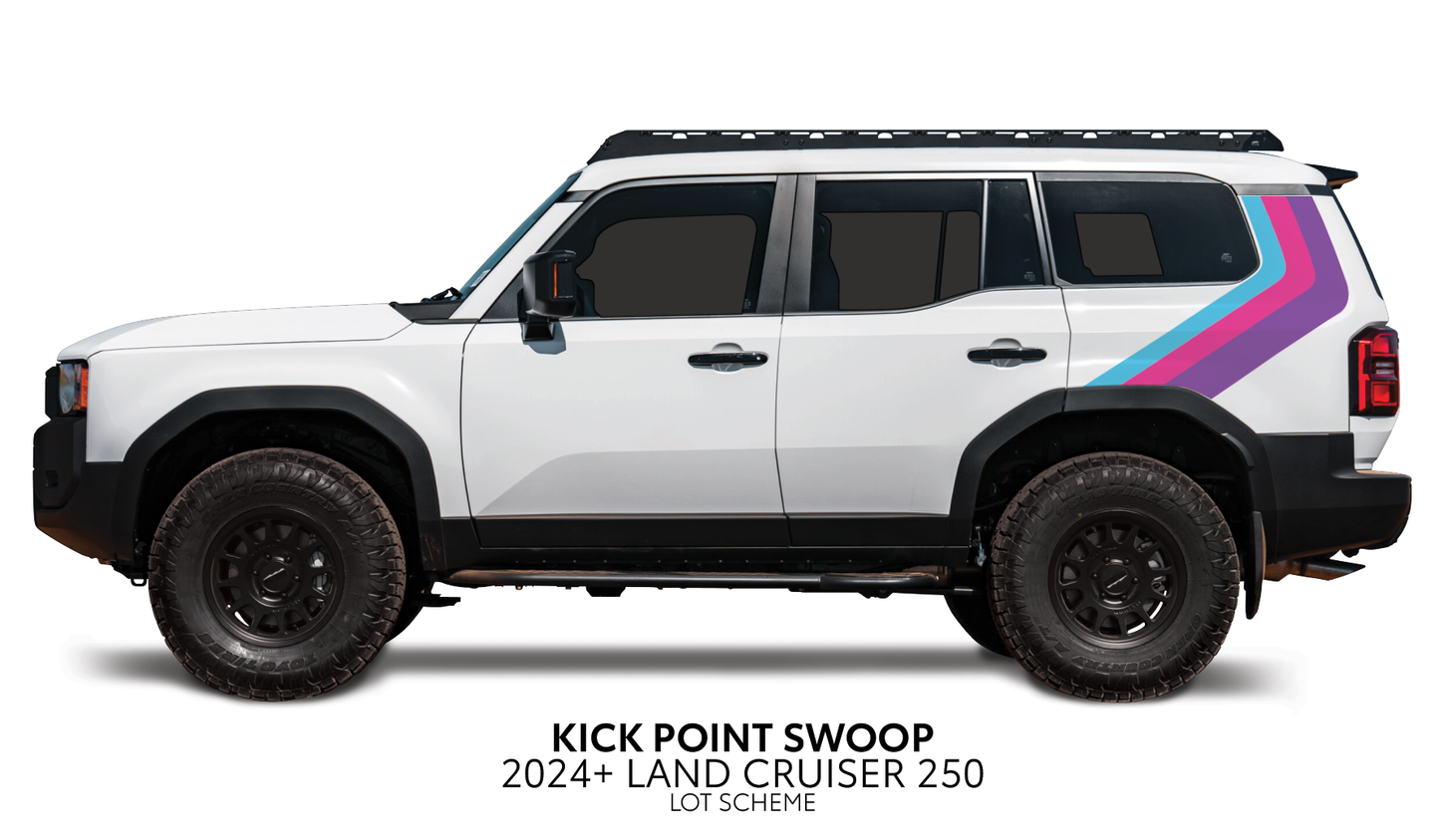 Taco Vinyl Land Cruiser 250 Kick Point Swoop | 2024+ Land Cruiser