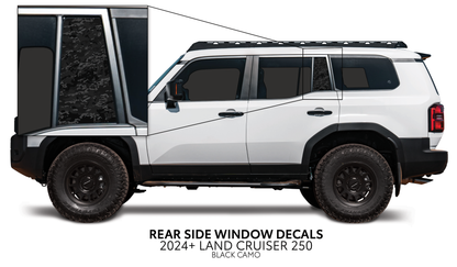 Taco Vinyl Land Cruiser 250 Rear Side Window Decal | '24+ Land Cruiser