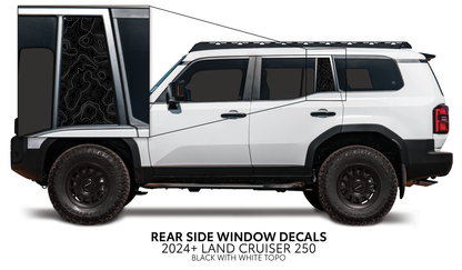 Taco Vinyl Land Cruiser 250 Rear Side Window Decal | '24+ Land Cruiser
