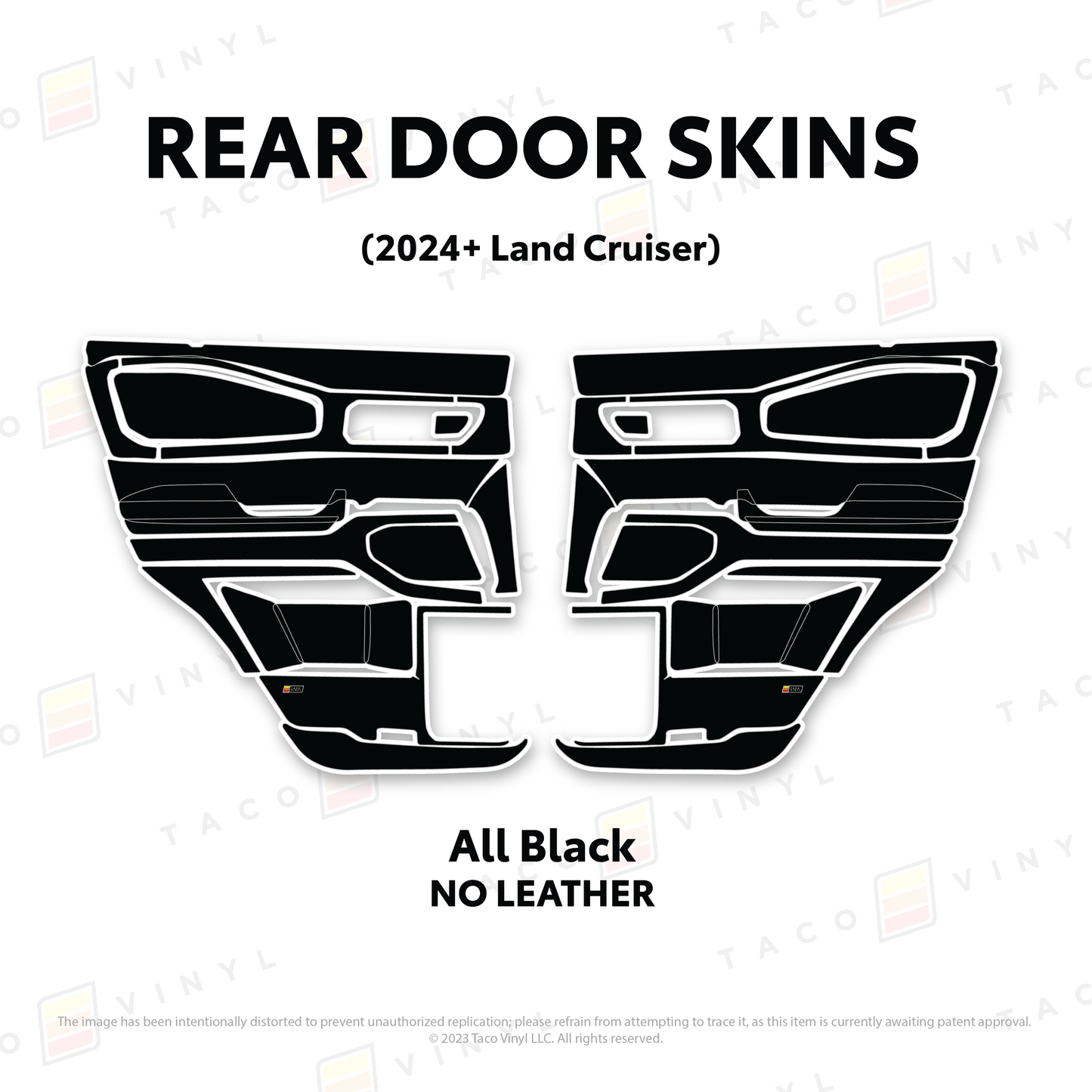 Taco Vinyl Land Cruiser 250 Door Skins | '24+ Land Cruiser