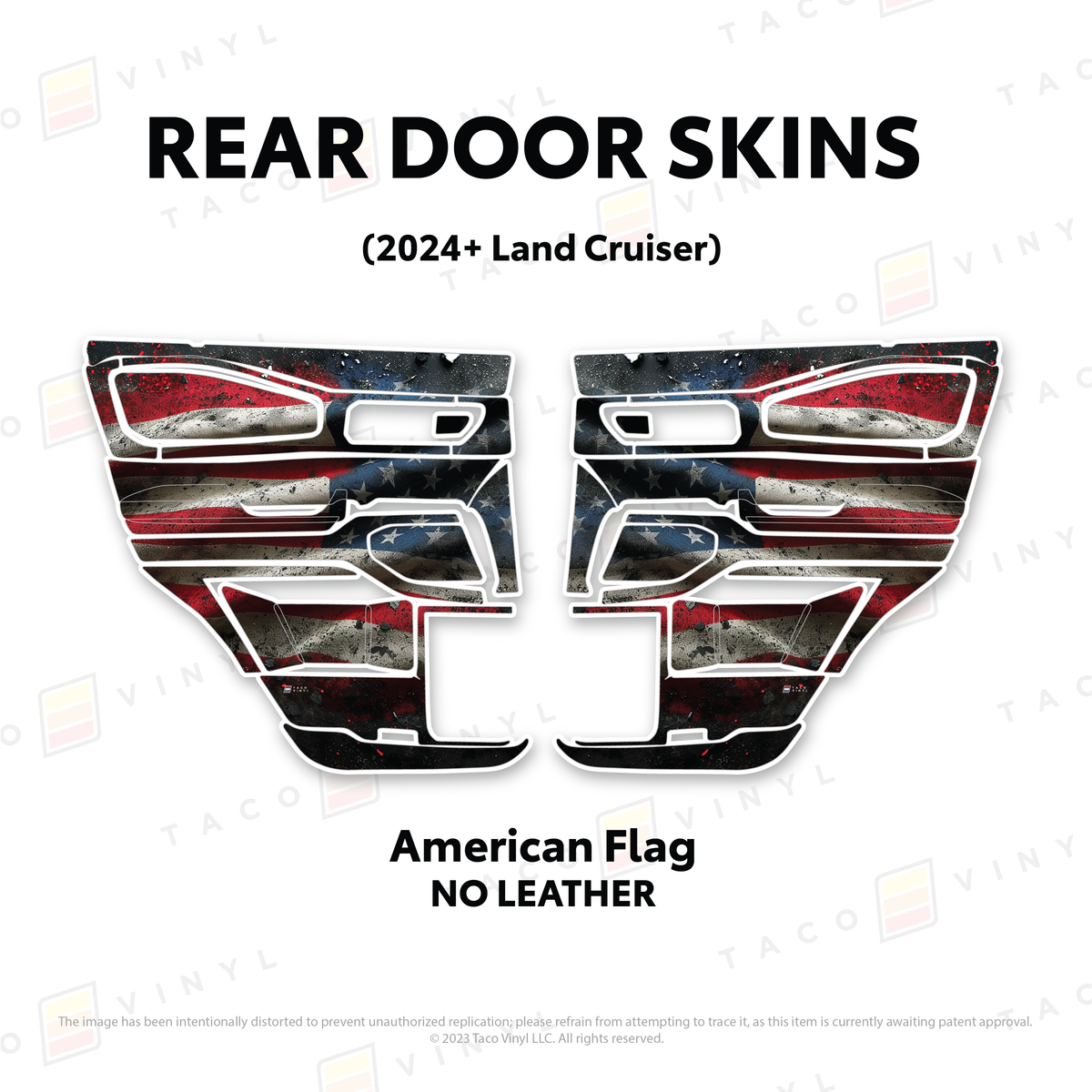 Taco Vinyl Land Cruiser 250 Door Skins | '24+ Land Cruiser